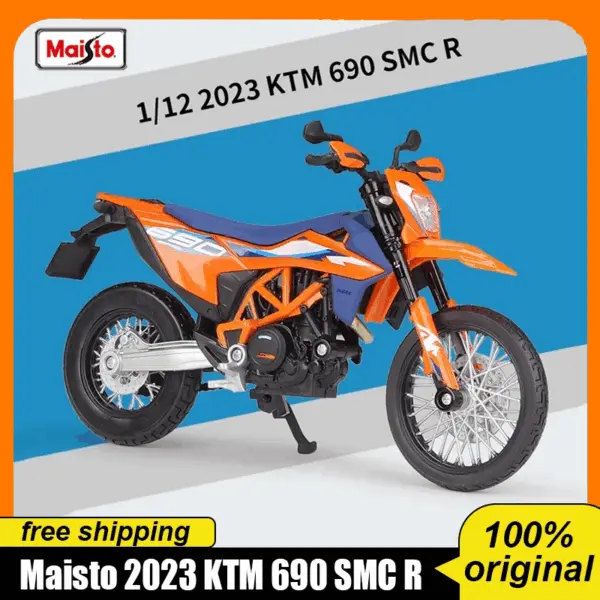 Maisto 1:12 2023 KTM 690 SMC R Model - Image 2