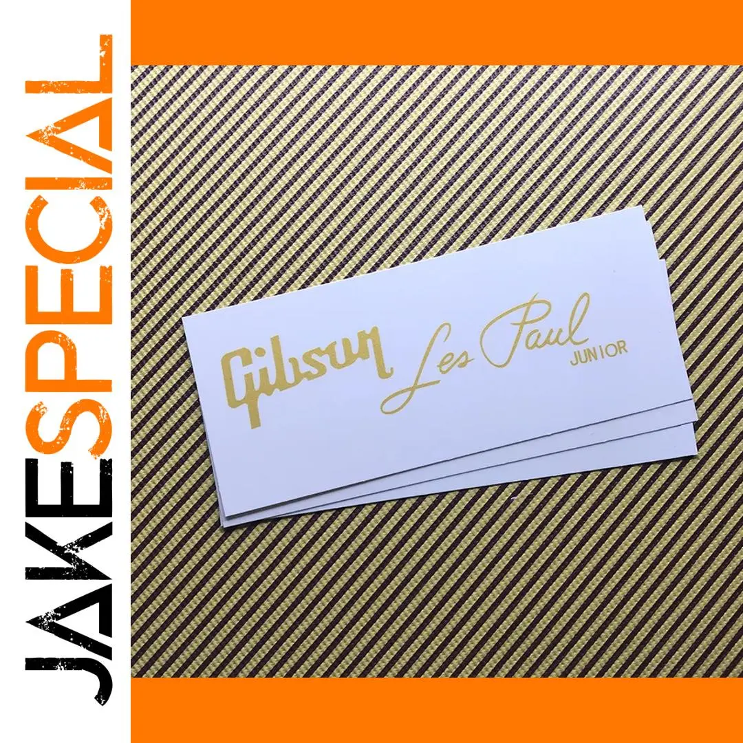 3Pcs Gibson Les Paul Junior Headstock Decals 1 3Pcs Gibson Les Paul Junior Headstock Decals