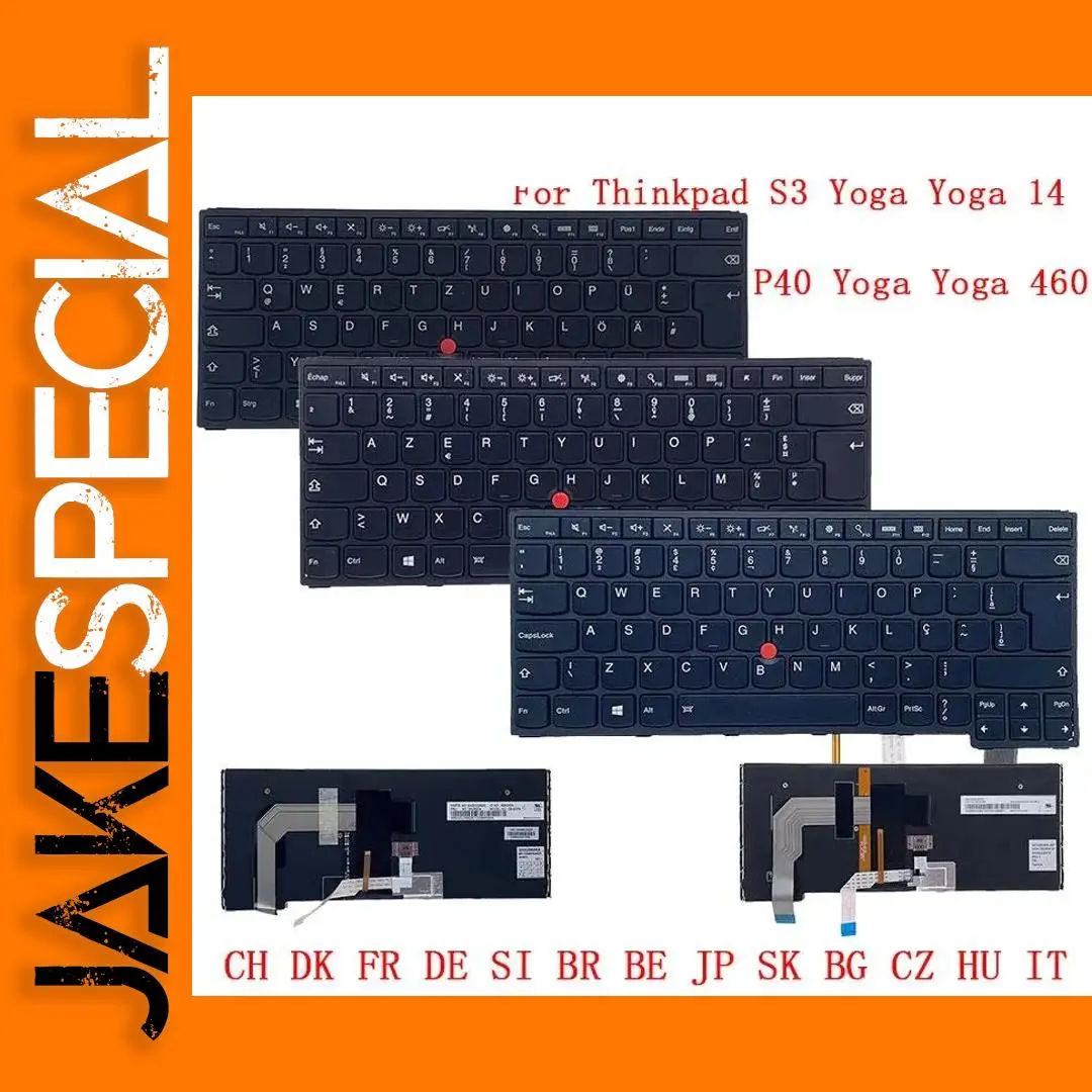 Lenovo Thinkpad Backlit Keyboard for Yoga 14 & P40 1 Lenovo Thinkpad Backlit Keyboard for Yoga 14 & P40