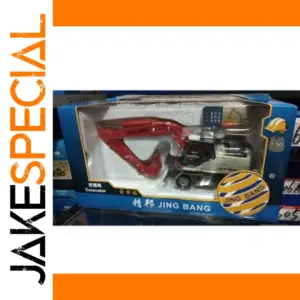 1:50 Scale Diecast Excavator Model by JING BANG