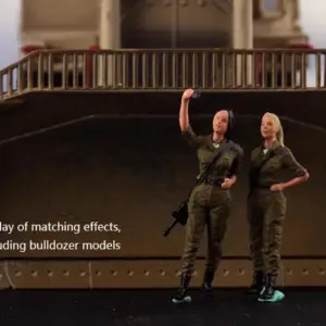 1/72 Israeli Female Soldier Model Set (2pcs) 7 c44608ce upscaled
