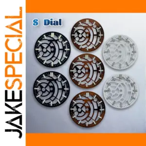 31.8mm NH38/NH70 Green Luminous Watch Dial
