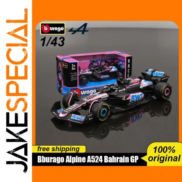 2024 Bburago Bwt Alpine A524 F1 Diecast Model