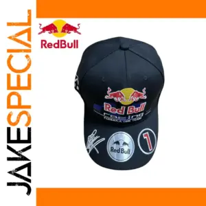 Red Bull Embroidered Baseball Cap for Men and Women