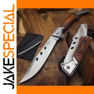 Durable Folding Steel Knife for Outdoors