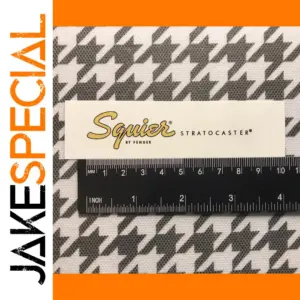 3Pcs Squier Guitar Headstock Decal Stickers Set