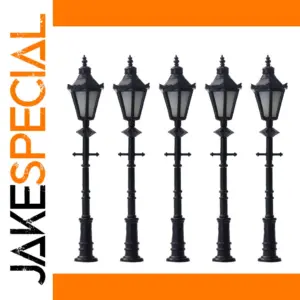 Evemodel Model Railway Street Lights Set 5pcs