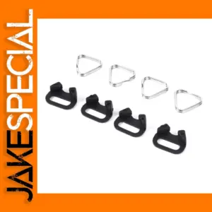 Stainless Steel Camera Strap Lug Rings (4 Pieces)