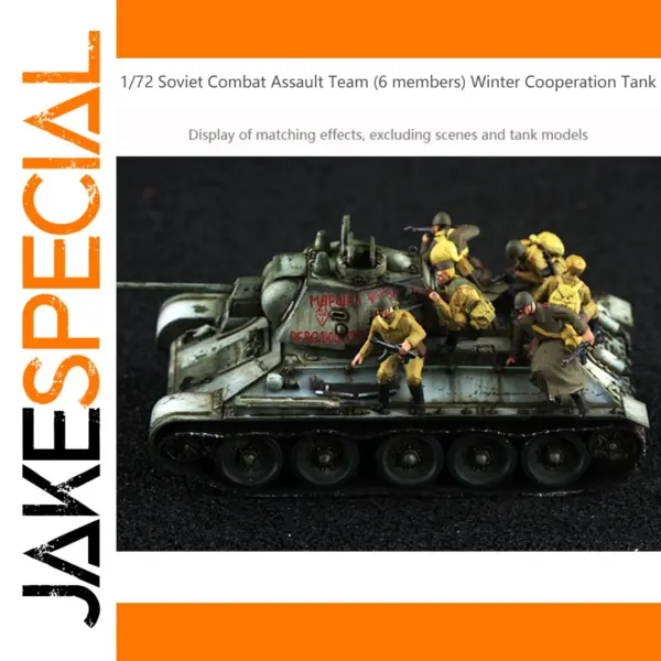 1/72 Soviet Combat Assault Team Miniatures Set