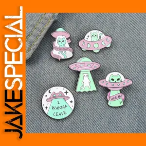 UFO Alien Enamel Pins Badge for Kids and Friends