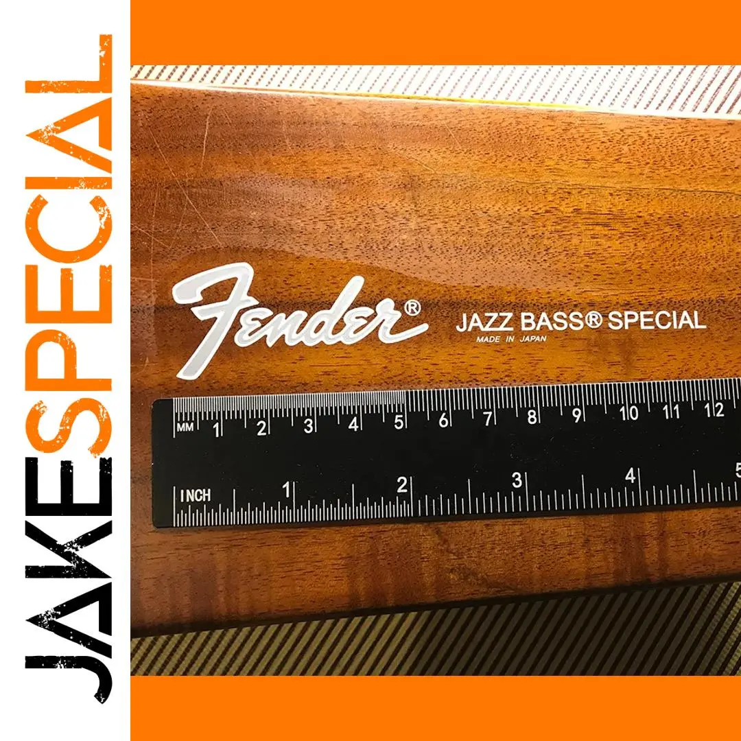 3 Pcs Fender Jazz Bass Headstock Decals 1 3 Pcs Fender Jazz Bass Headstock Decals