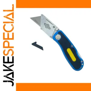 Folding Utility Knife with Grip Handle
