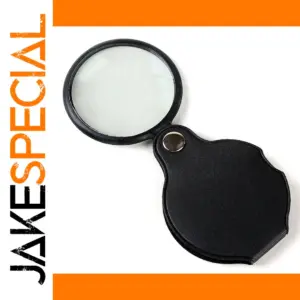Mini 5X Folding Magnifier with Hand Loupe