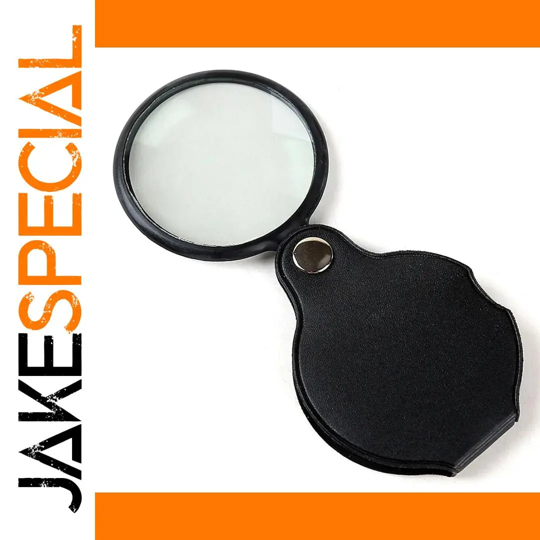 Mini 5X Folding Magnifier with Hand Loupe 1 Mini 5X Folding Magnifier with Hand Loupe