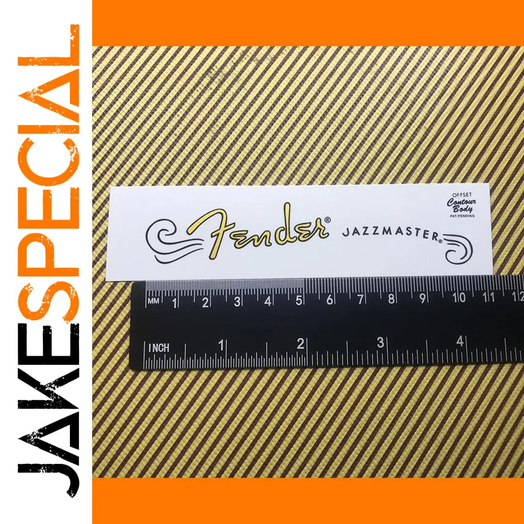 Fender Jazzmaster Headstock Decal 3-Pack 1 Fender Jazzmaster Headstock Decal 3-Pack