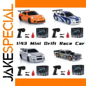 1/43 Scale 4WD RC Drift Car Model