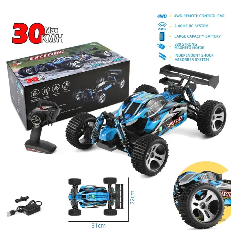 Wltoys 184011 1/18 RC Car 4WD High Speed 2 Wltoys 184011 1/18 RC Car 4WD High Speed - Image 2