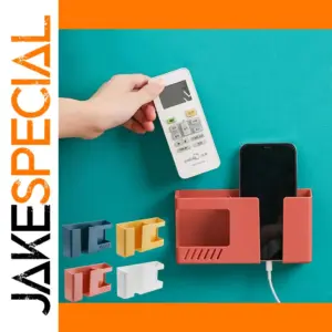 Wall Mounted Multi-Function Phone Holder & Storage Box