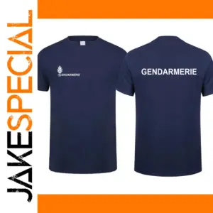 Casual 100% Cotton Gendarmerie T Shirt for Men