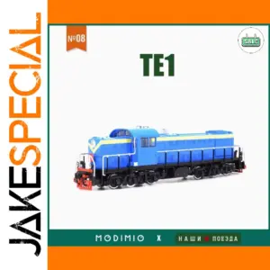 1/87 Soviet TE1 Diesel Locomotive Model