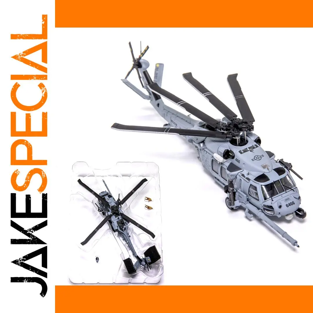 Diecast HH-60G Rescue Helicopter Model 1:100 Scale 1 Diecast HH-60G Rescue Helicopter Model 1:100 Scale