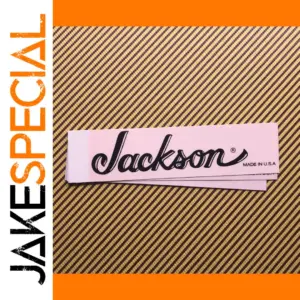 3pcs Jackson Guitar Headstock Decals Set