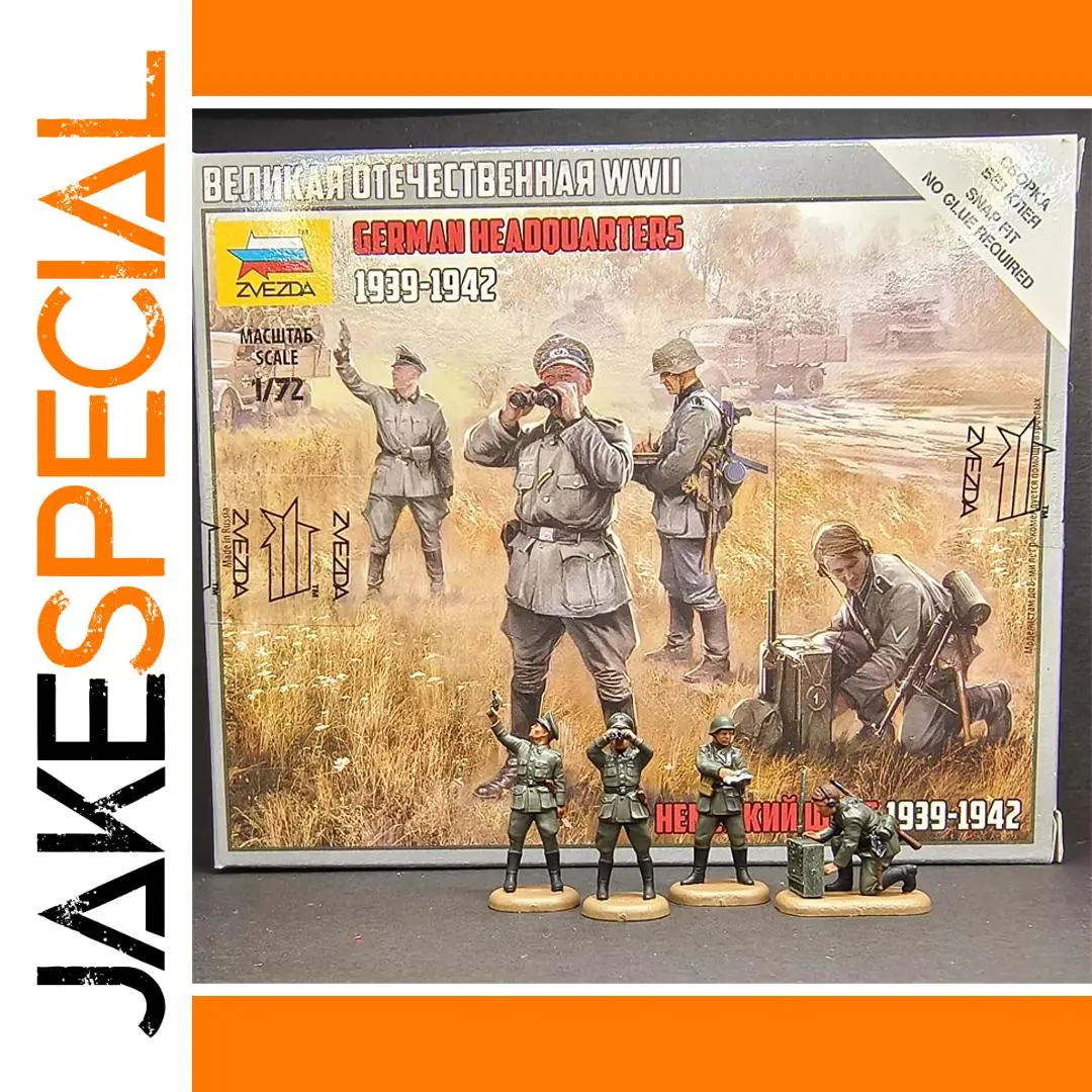 1/72 Resin German Command Soldiers Kit 1 1/72 Resin German Command Soldiers Kit