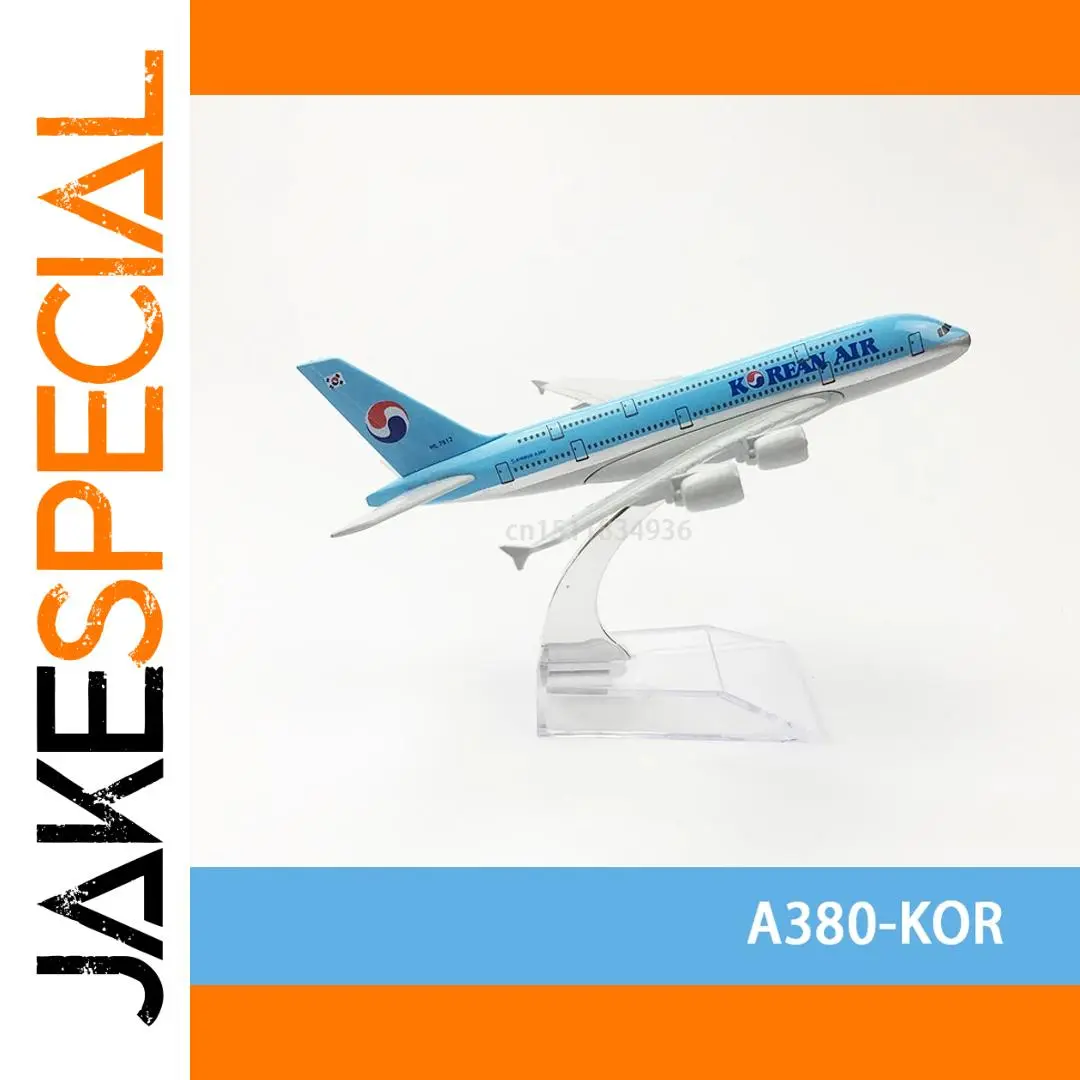Korean Air Airbus A380 Diecast Model 15CM 1 Korean Air Airbus A380 Diecast Model 15CM