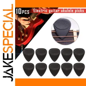 10 Durable Guitar Picks 0.7mm Thickness Set