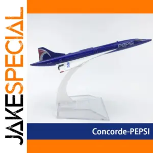 Concorde PEPSI Diecast Model Airplane Display