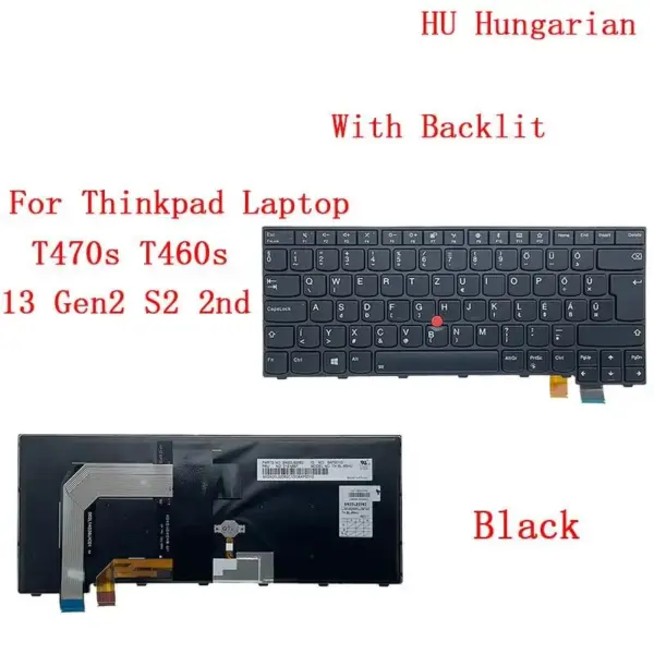 Backlit Keyboard for Lenovo ThinkPad T470s - Image 9