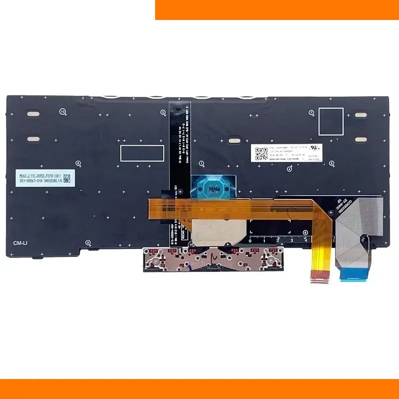 Black Backlit Keyboard for Lenovo ThinkPad L13 Yoga 4 Black Backlit Keyboard for Lenovo ThinkPad L13 Yoga - Image 4