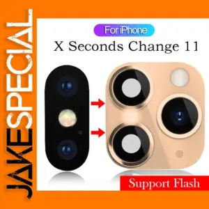 Fake Camera Lens Sticker Cover Screen Protector for iPhone XR to iPhone 11 Pro Max