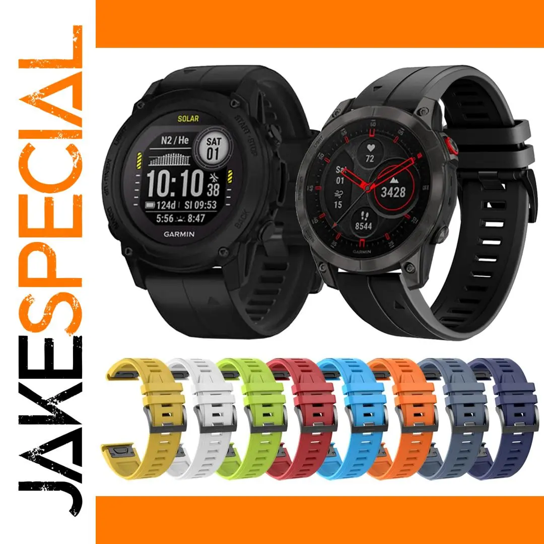 Silicone Quick Release Strap for Garmin Watches 1 Silicone Quick Release Strap for Garmin Watches