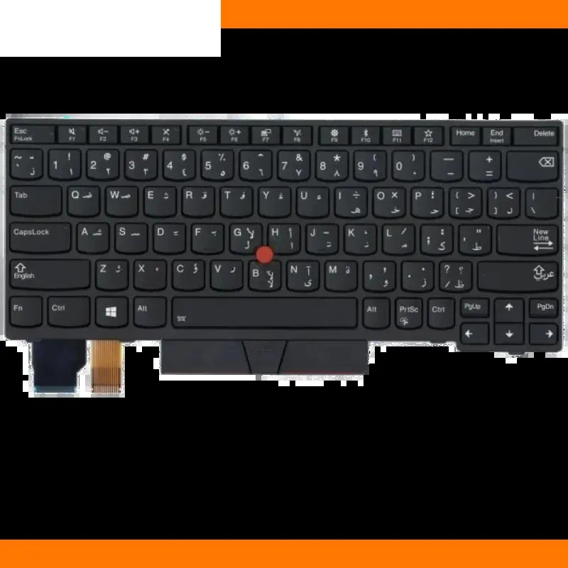 Black Backlit Keyboard for Lenovo ThinkPad L13 Yoga 6 Black Backlit Keyboard for Lenovo ThinkPad L13 Yoga - Image 6