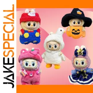 Labubu Doll Costume Accessories for 17cm Dolls