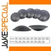 Set of 6 Black Dome Caps for Speakers