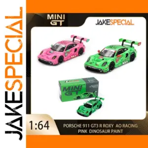 MINIGT 1:64 Porsche 911 GT3 R Roxy Pink Toy
