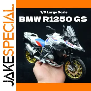 BMW R1250 GS Diecast Toy Motorcycle 1:9 Scale