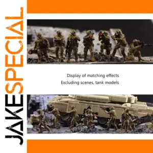 1/72 British Infantry Heavy Fire Combat Squad Model