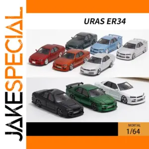 Diecast 1:64 Skyline Nissan ER34 Model Car