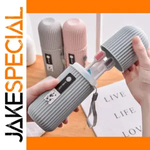 Portable Travel Toothbrush Case with Cover