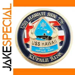 US NAVY USS Hawaii SSN 776 Challenge Coin