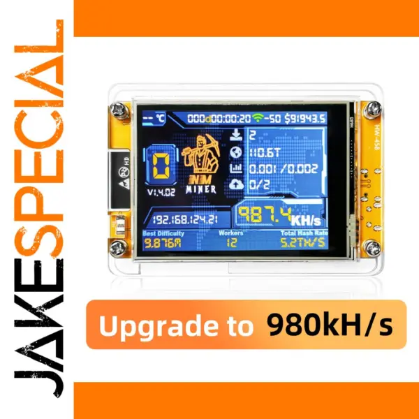 NMMiner V2 980KH/s Crypto Mining Display Module