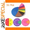 Montessori Math Fractions Teaching Aids Set