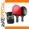 Professional Table Tennis Racket Set with Case