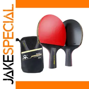 Professional Table Tennis Racket Set with Case