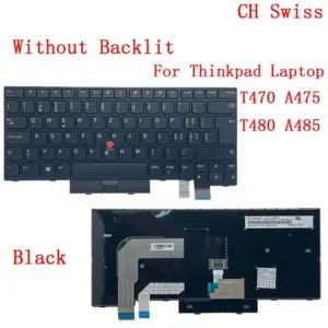 Lenovo ThinkPad T470 T480 Latin Spanish Keyboard 34 cd7c6412 no logo