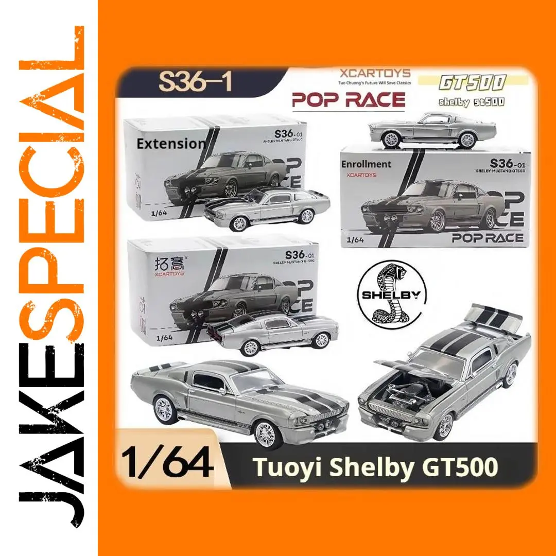 Poprace 1/64 Ford Mustang Shelby Gt500r Model 1 Poprace 1/64 Ford Mustang Shelby Gt500r Model