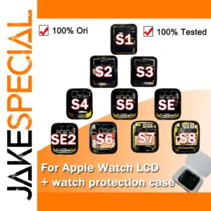 OLED LCD Screen Replacement for Apple Watch Series 1-9 & SE